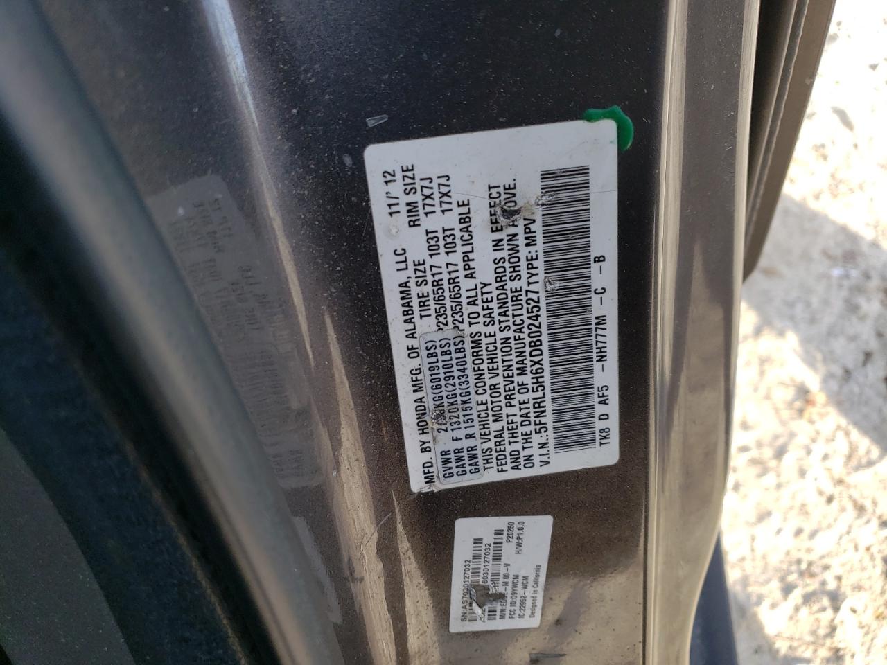 2013 Honda Odyssey - Image 15