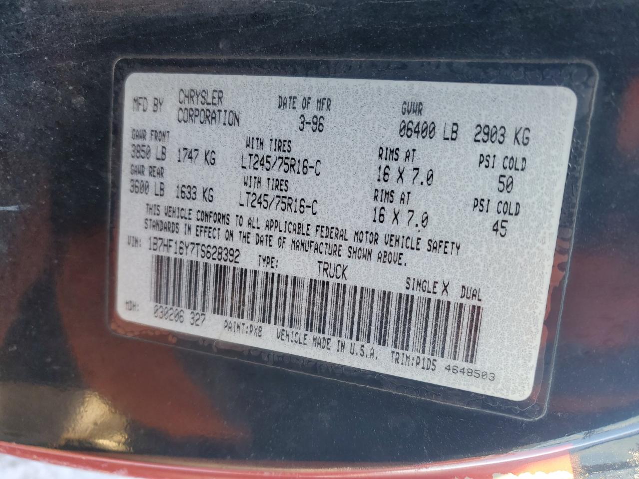 1996 Dodge RAM - Image 12