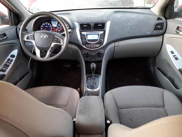  HYUNDAI ACCENT 2013 Czerwony