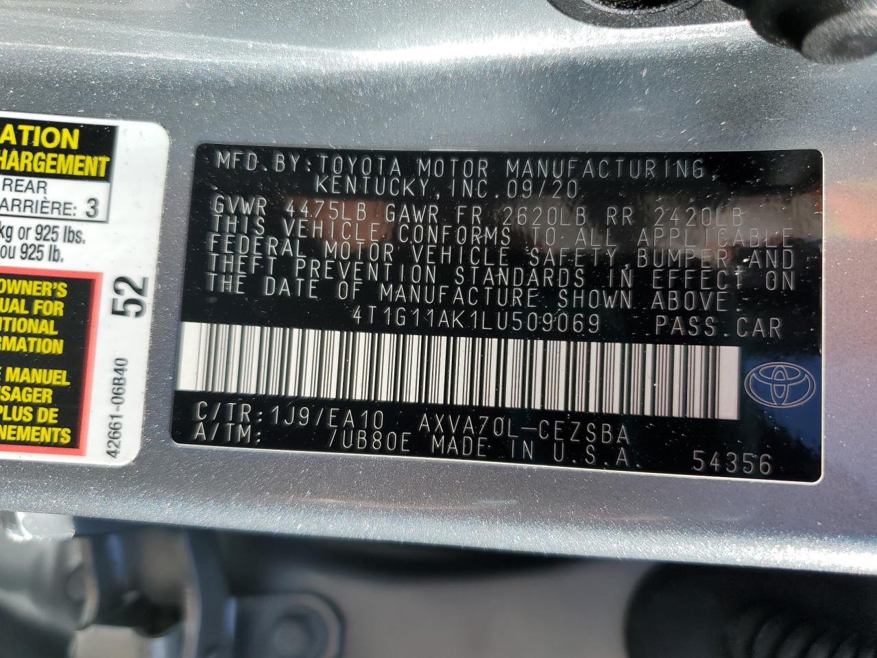 2020 Toyota Camry - Image 13