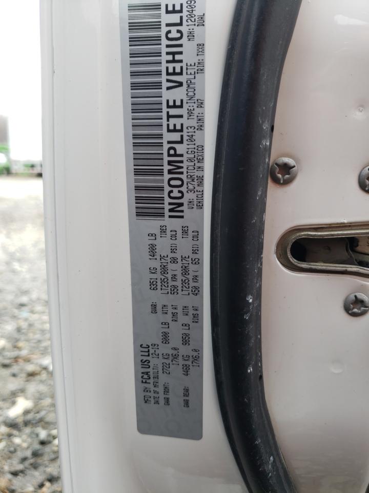 2020 Ram 3500 VIN: 3C7WRTCL0LG110413 Lot: 43583925