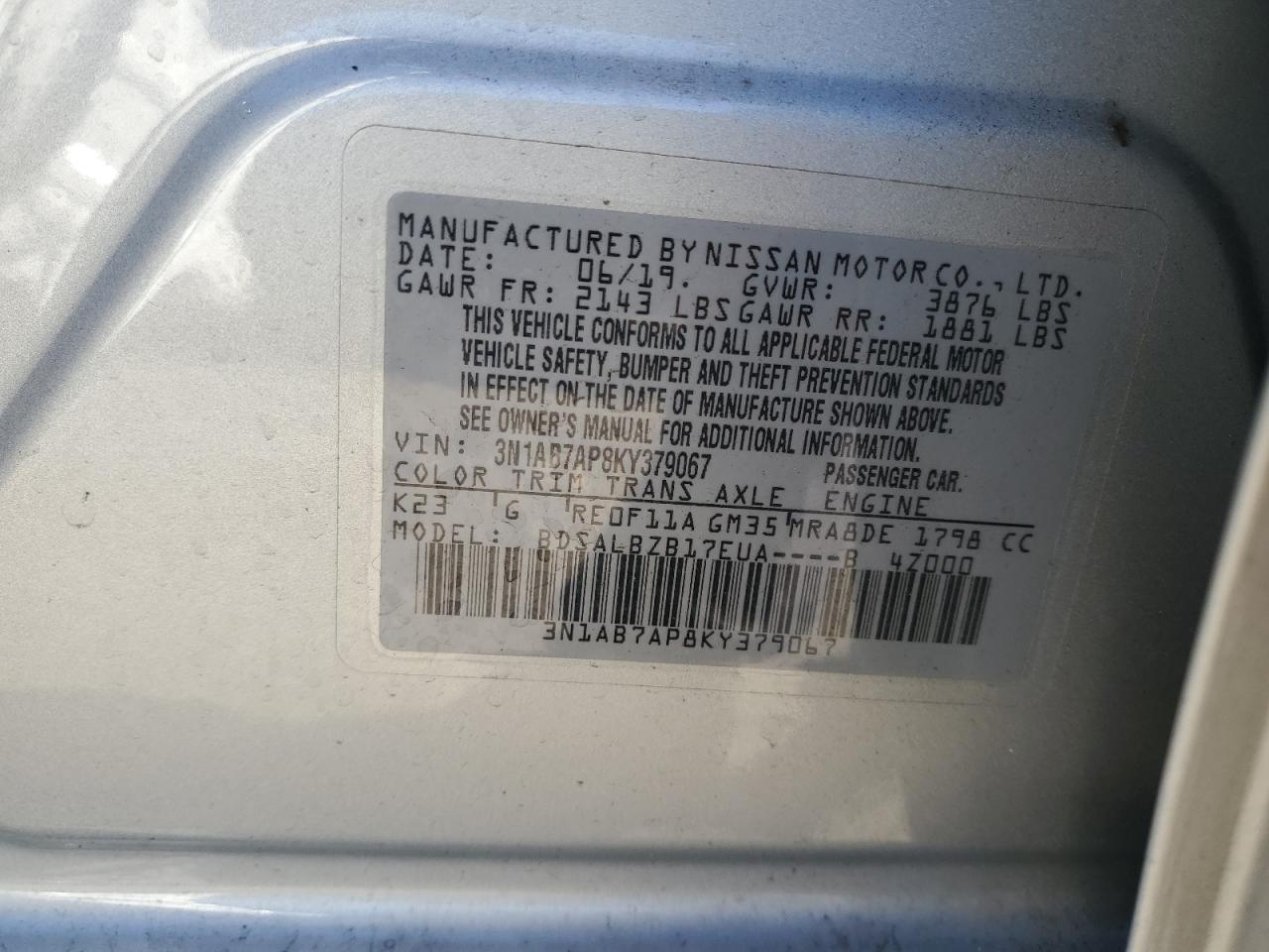 2019 Nissan Sentra - Image 12