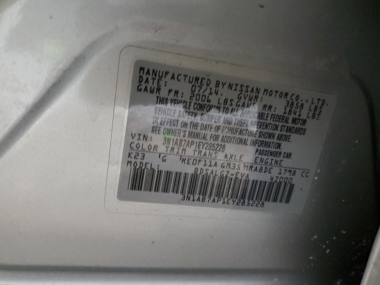 2014 Nissan Sentra - Image 13
