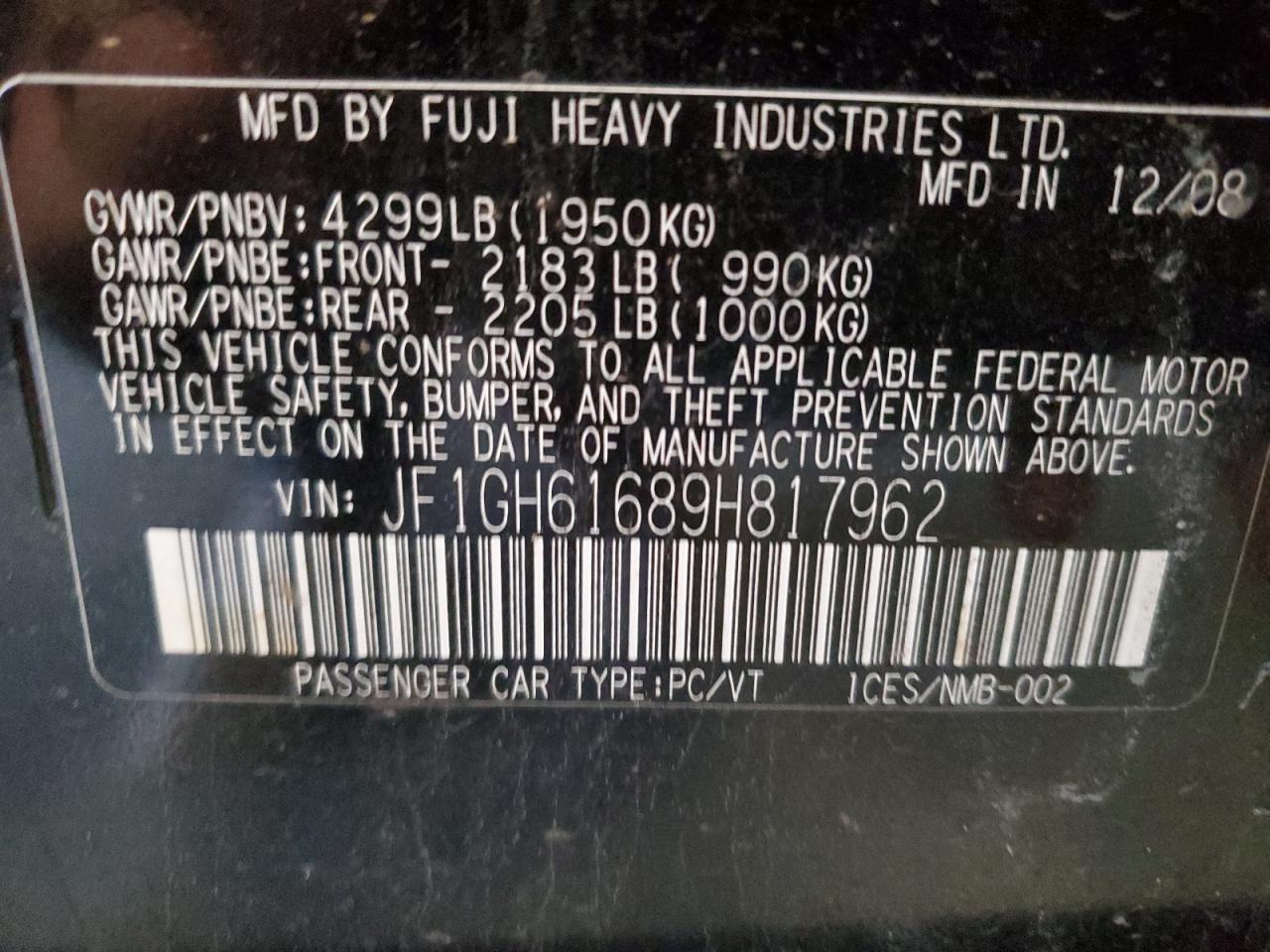 2009 Subaru Impreza - Image 12
