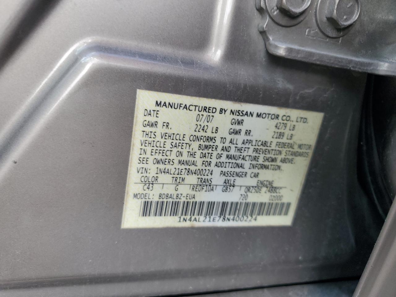 2008 Nissan Altima - Image 12