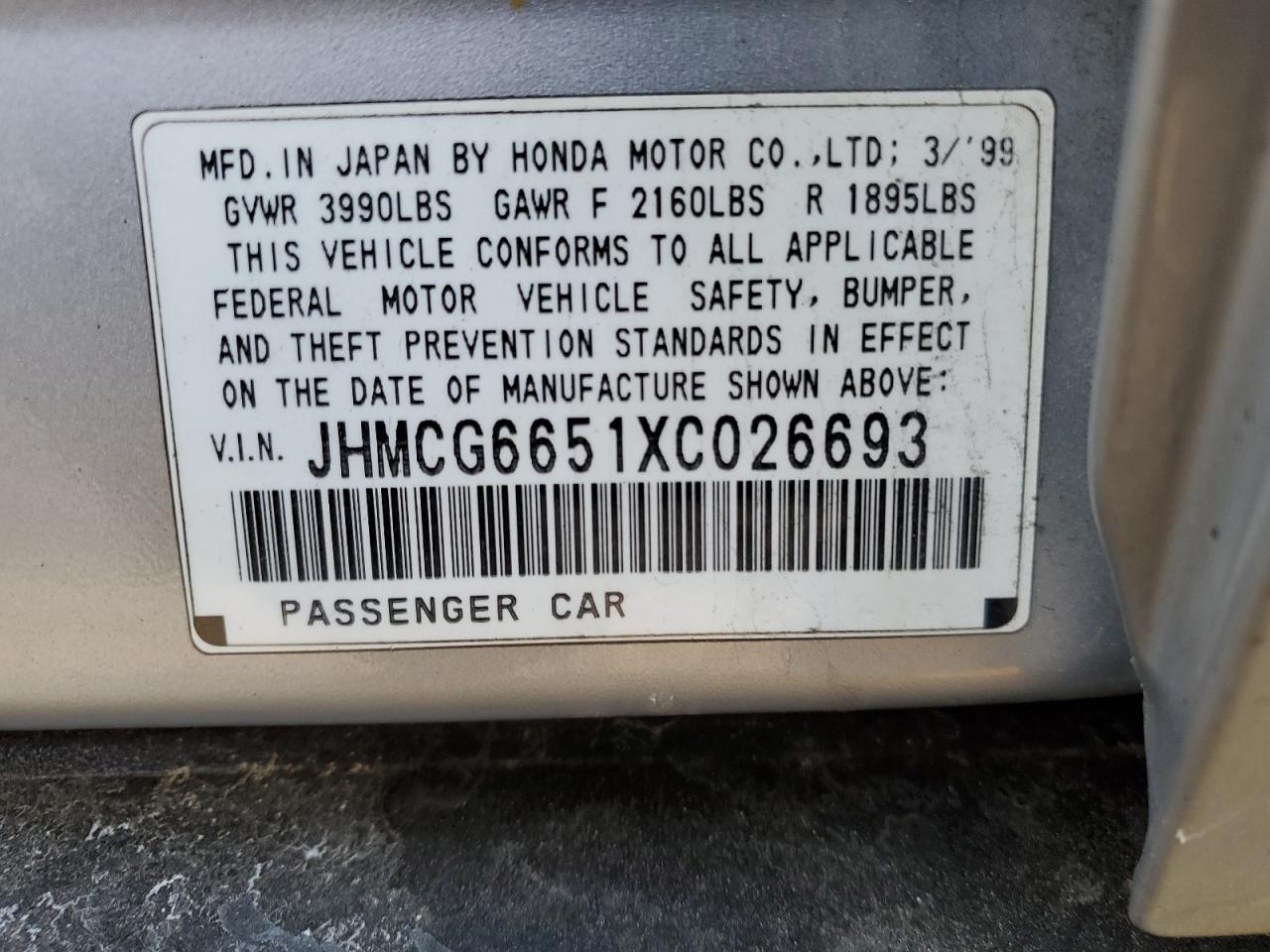 1999 Honda Accord - Image 13