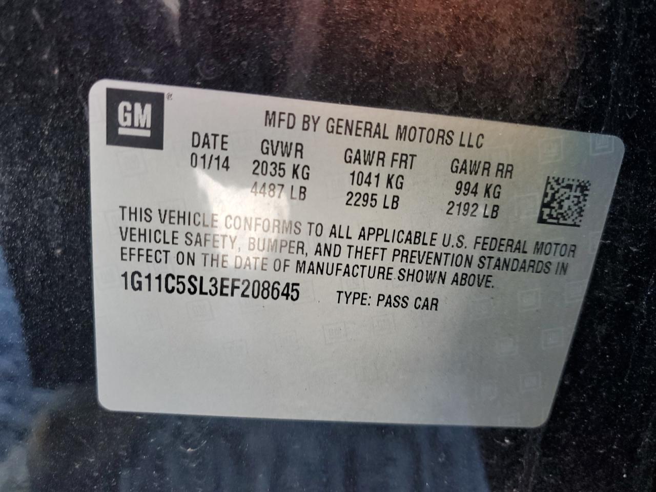 2014 Chevrolet Malibu - Image 12