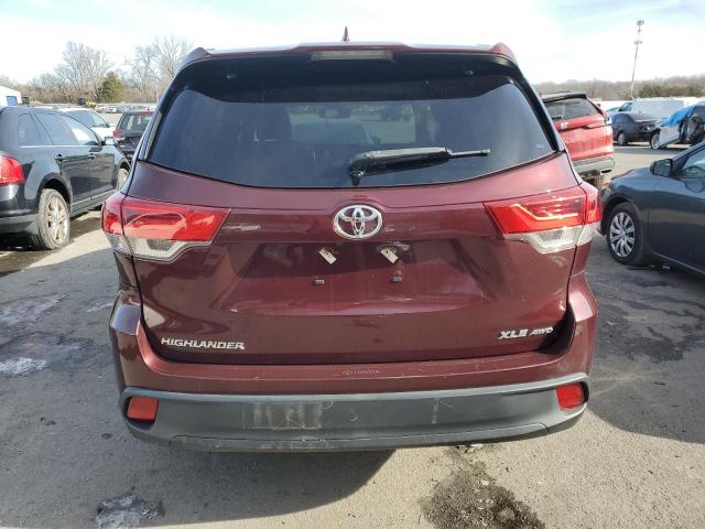  TOYOTA HIGHLANDER 2019 Бургунді