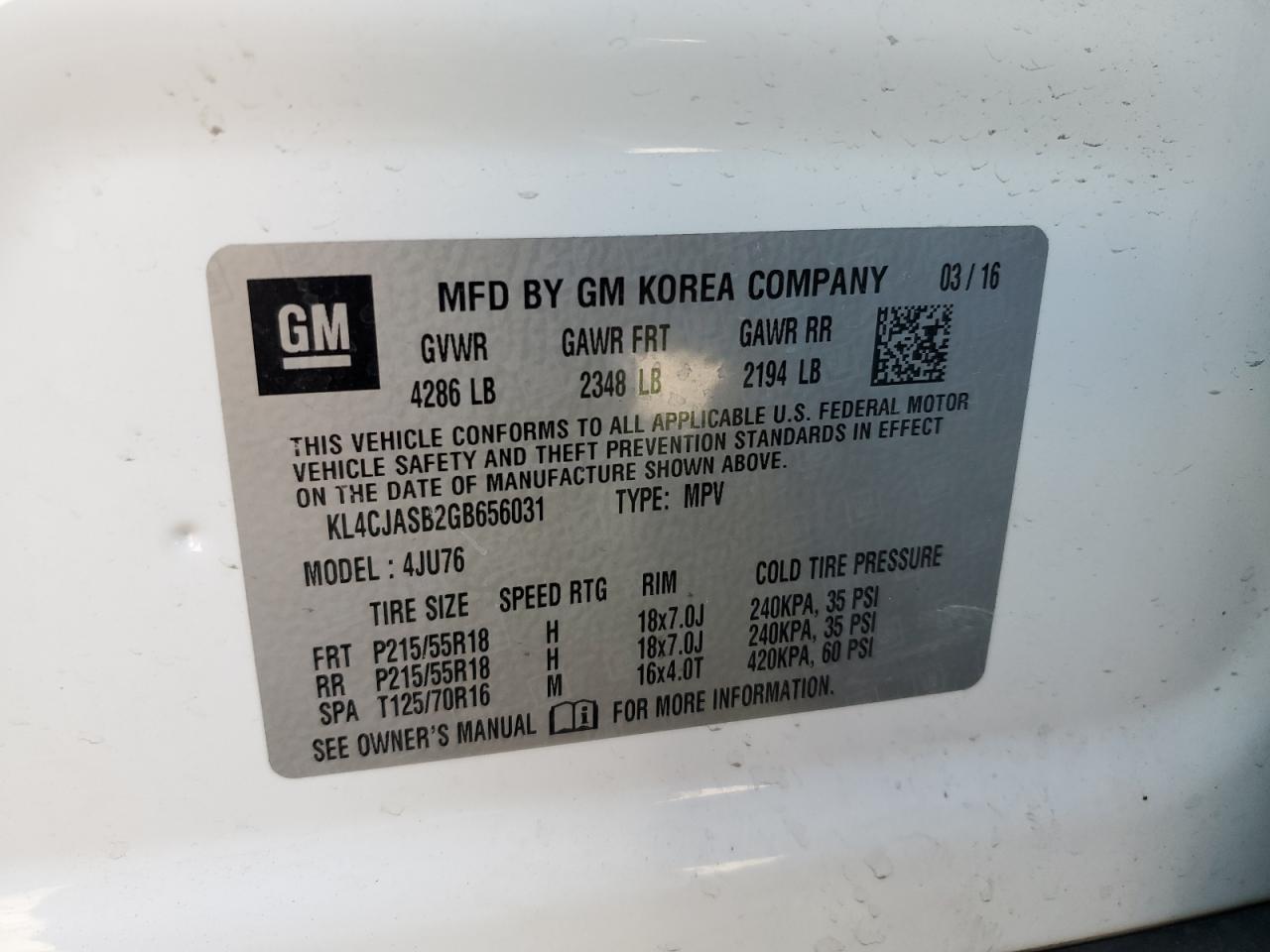 2016 Buick Encore - Image 13