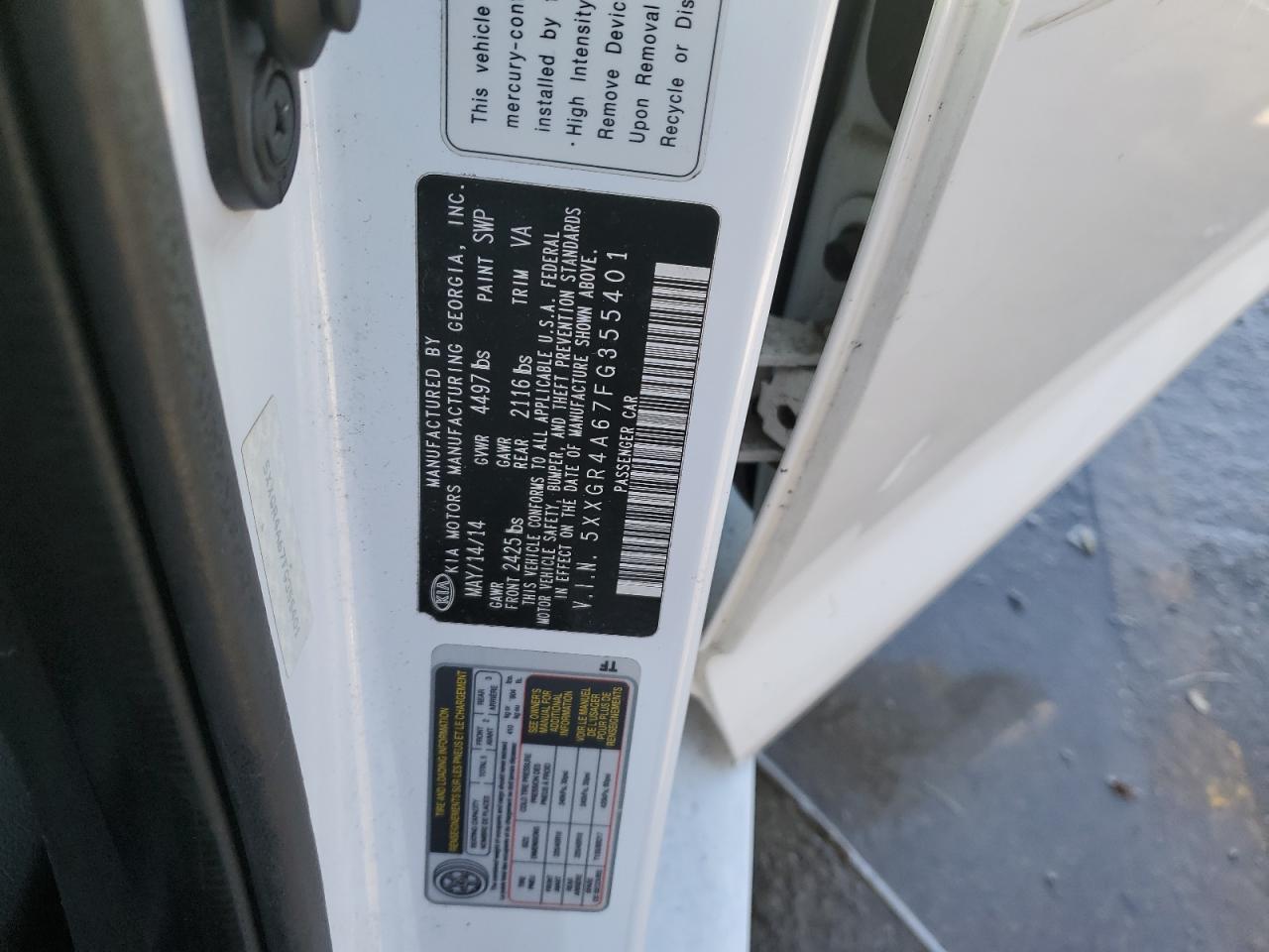 2015 Kia Optima - Image 12