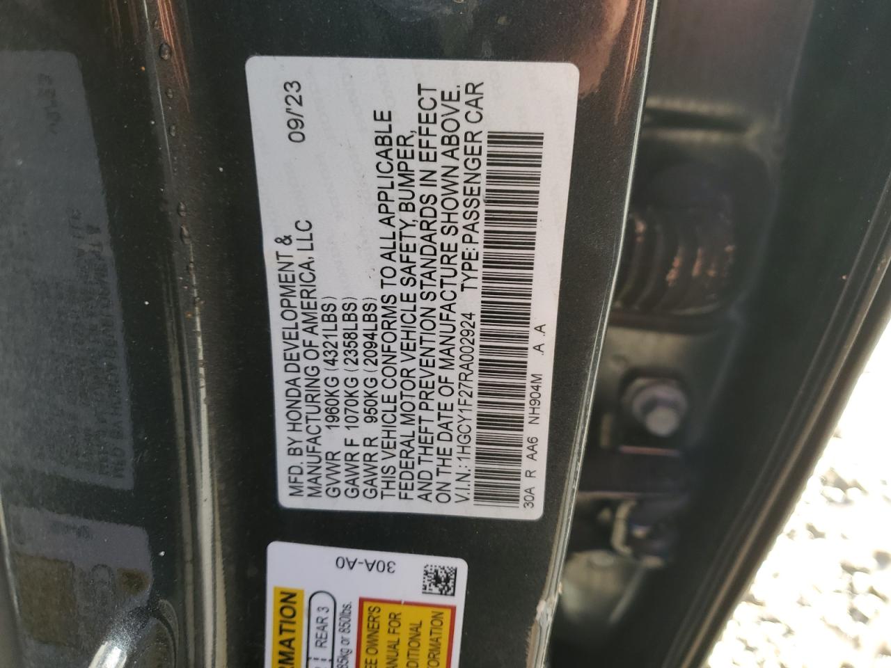 2024 Honda Accord - Image 12