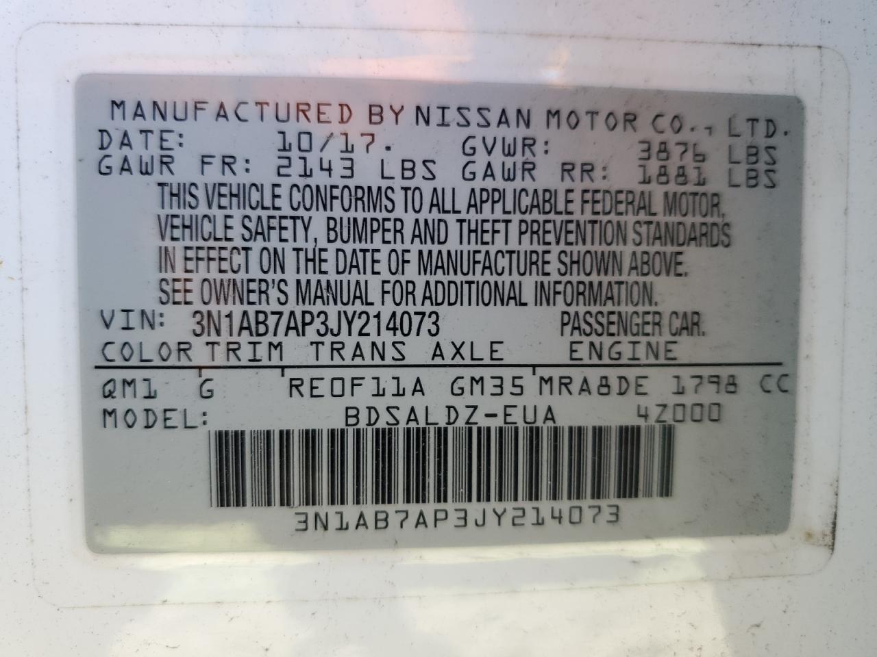 2018 Nissan Sentra - Image 14