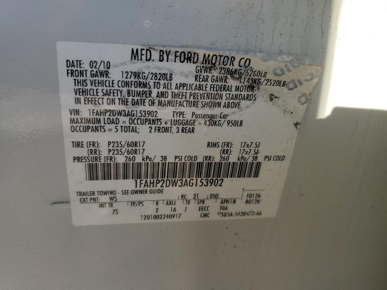 2010 Ford Taurus - Image 14