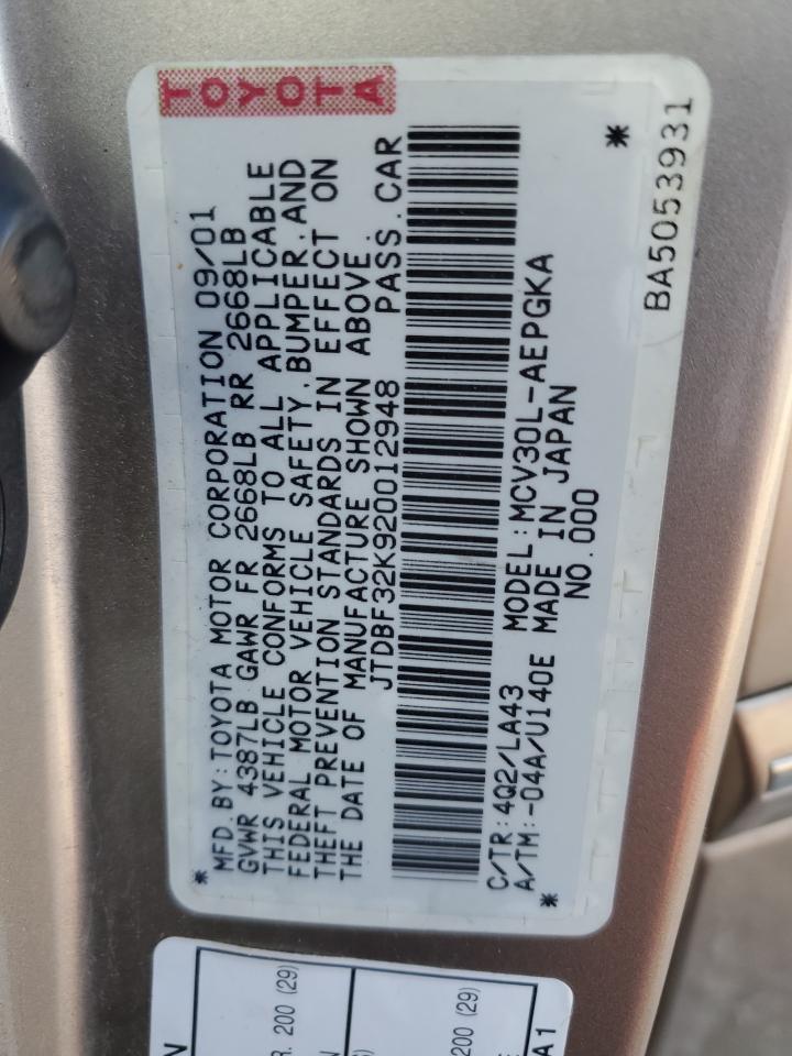 2002 Toyota Camry - Image 12