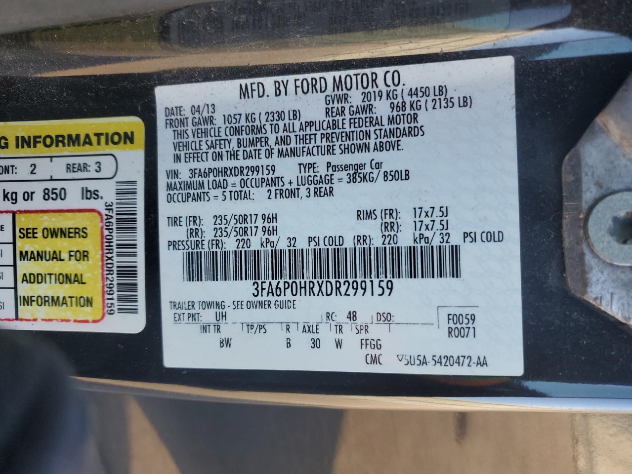 2013 Ford Fusion - Image 12