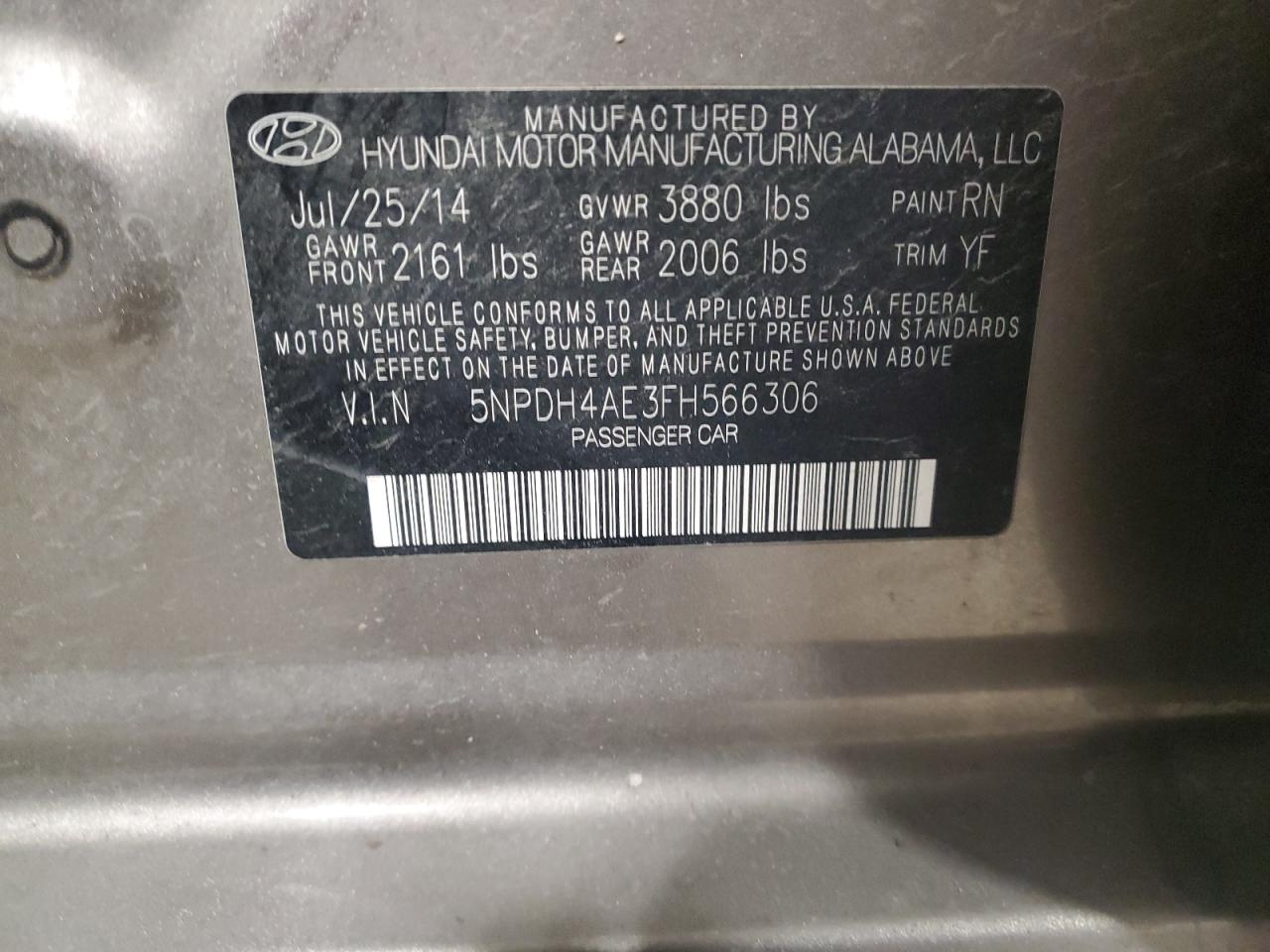 2015 Hyundai Elantra - Image 12