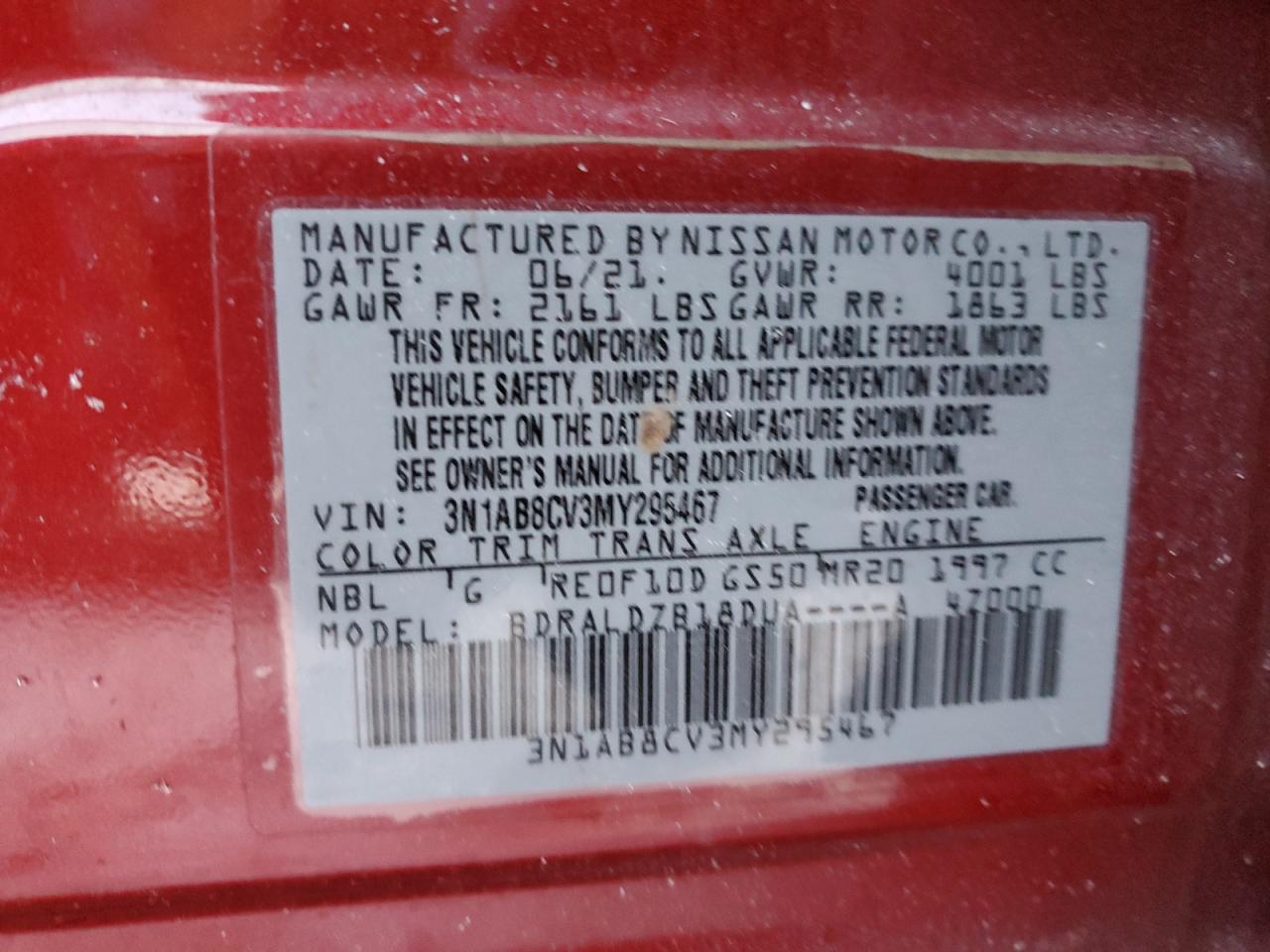2021 Nissan Sentra - Image 13