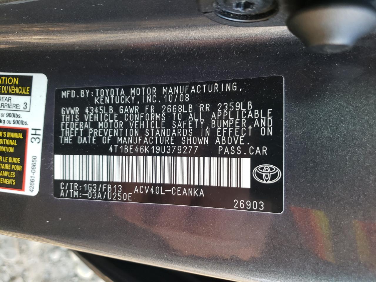 2009 Toyota Camry - Image 12