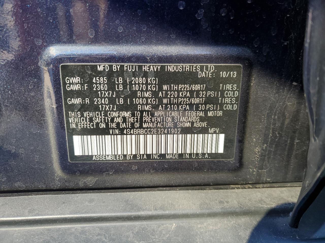 2014 Subaru Outback - Image 14