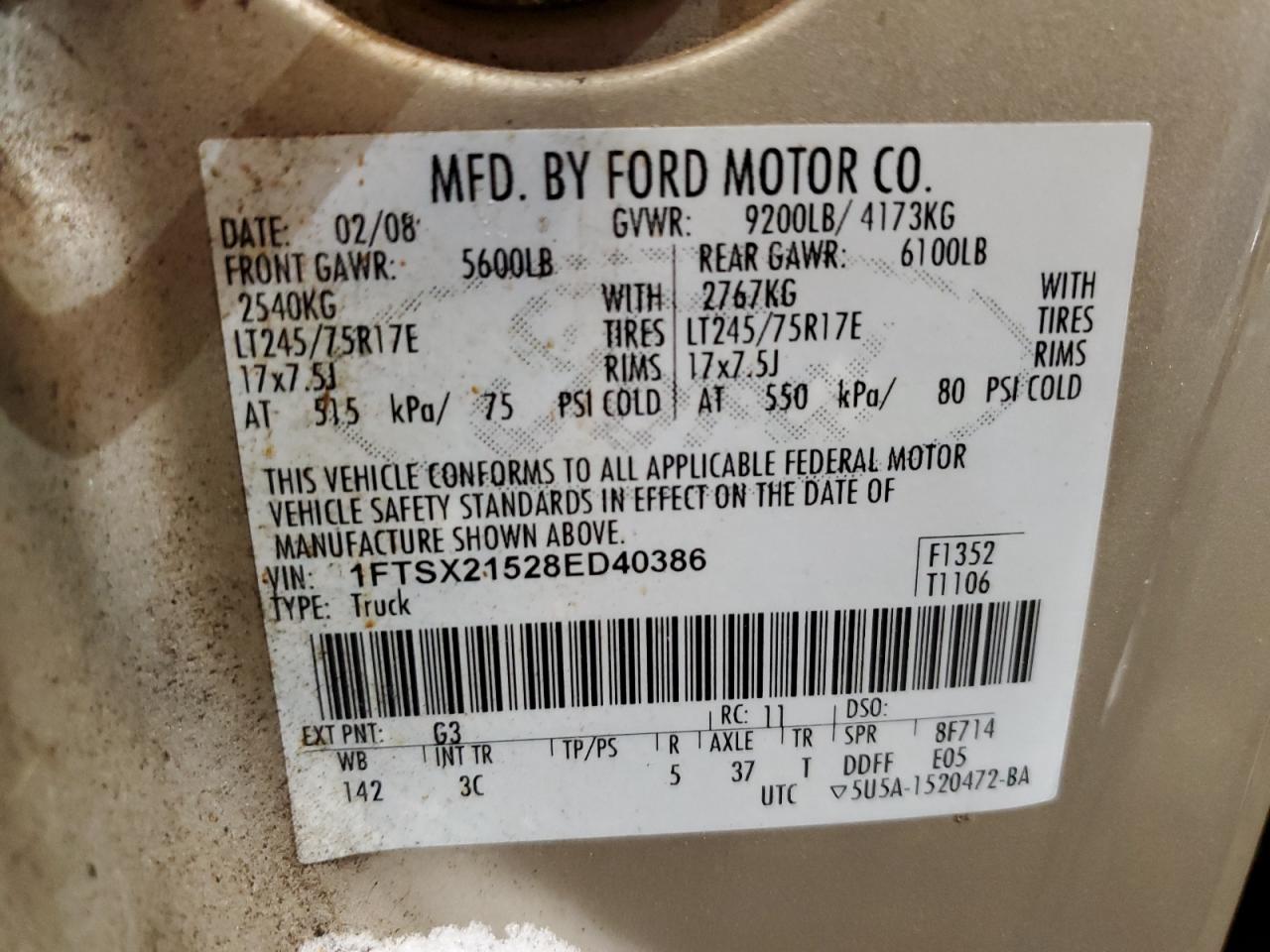 2008 Ford F250 - Image 14