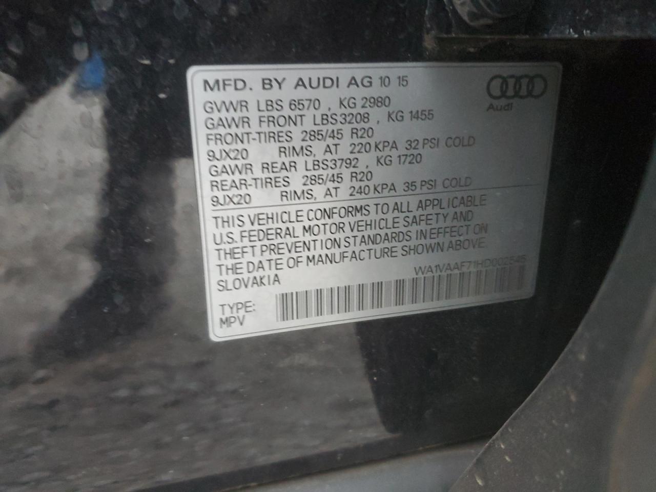 2017 Audi Q7 - Image 15