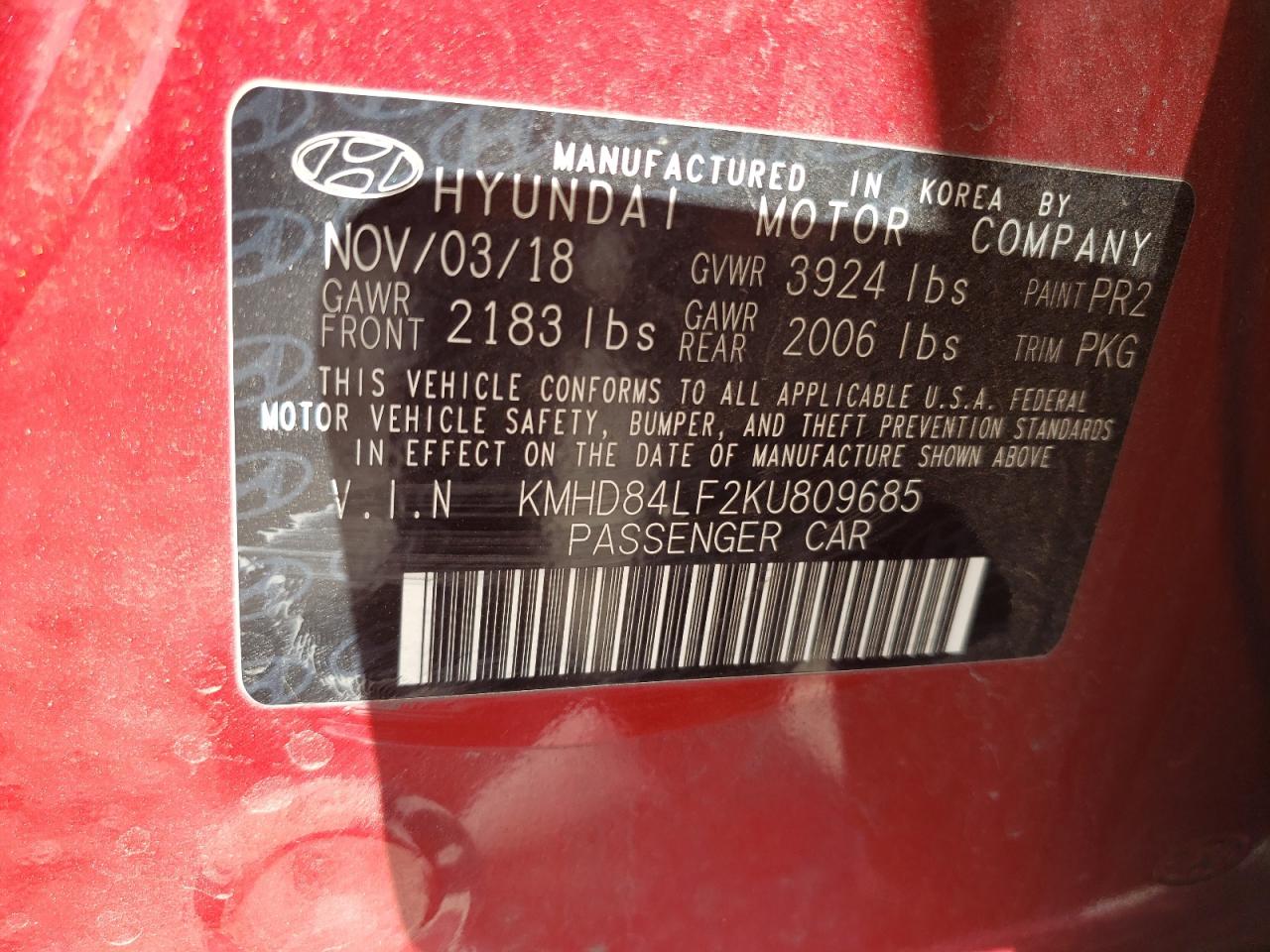 2019 Hyundai Elantra - Image 12