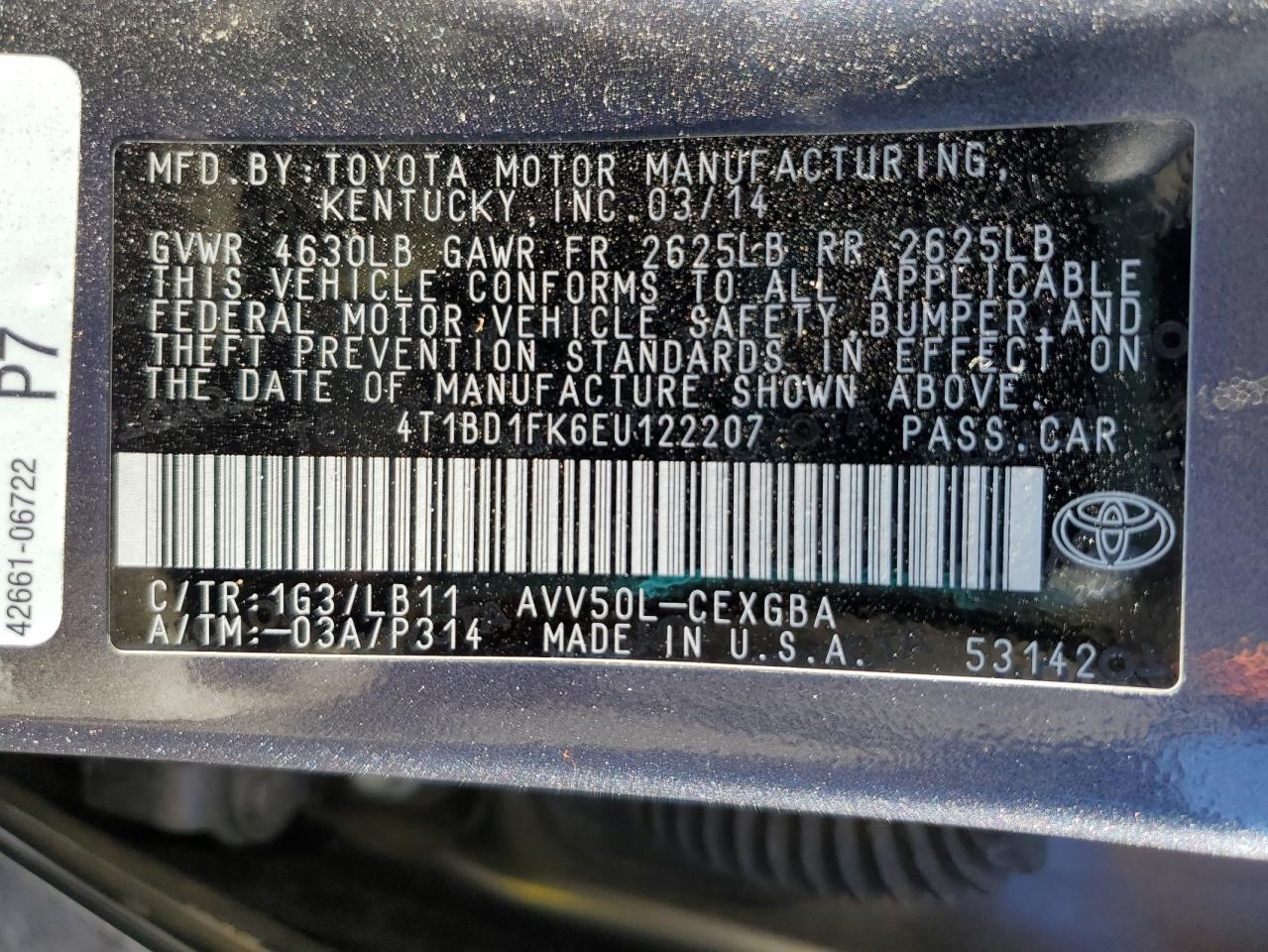2014 Toyota Camry - Image 12
