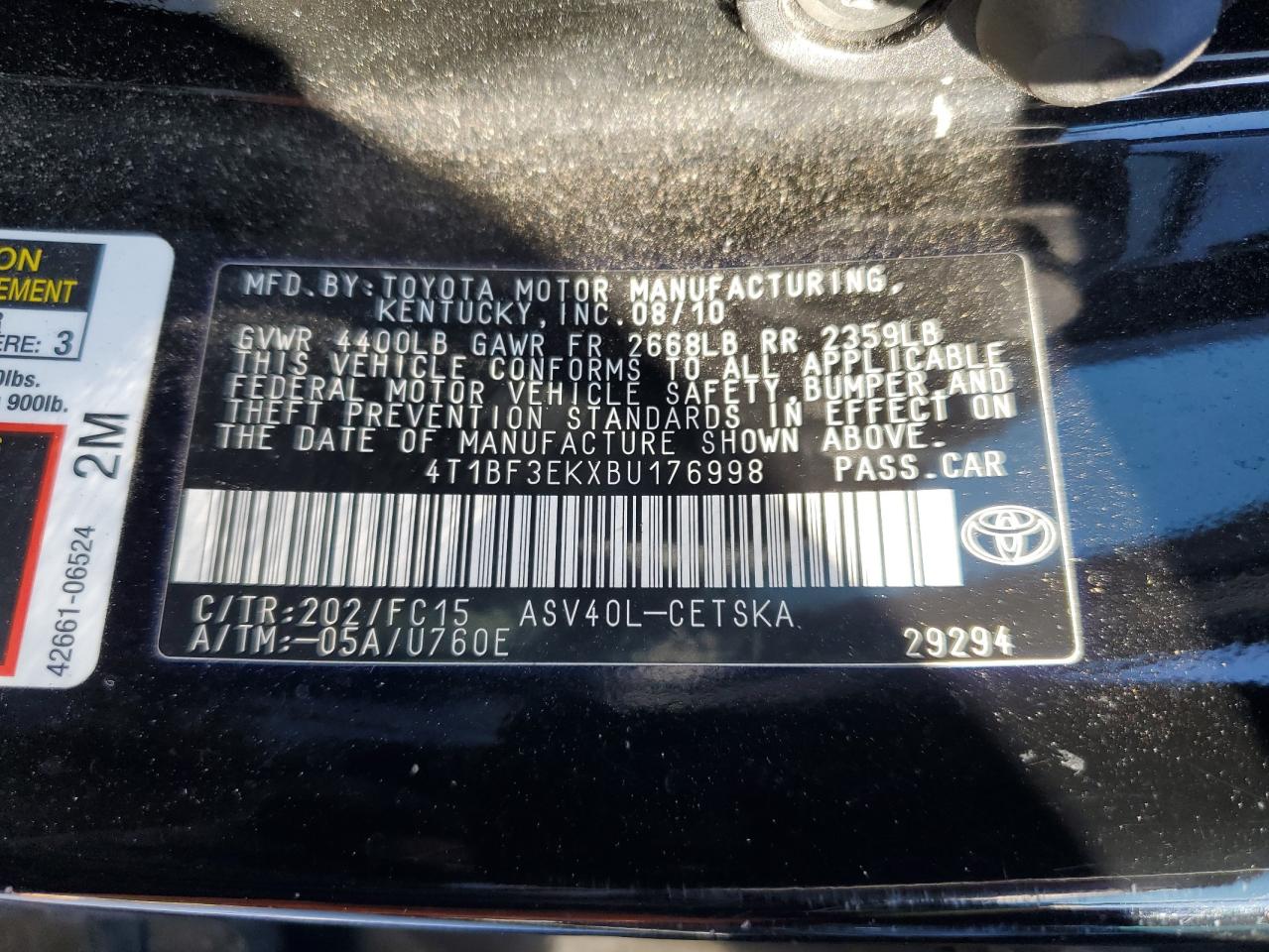 2011 Toyota Camry - Image 13