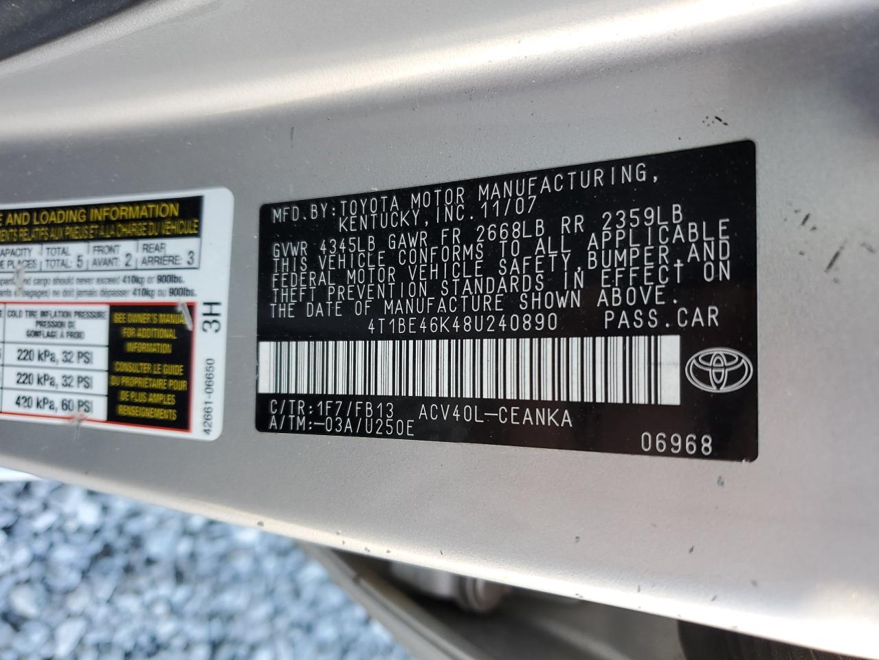 2008 Toyota Camry - Image 13