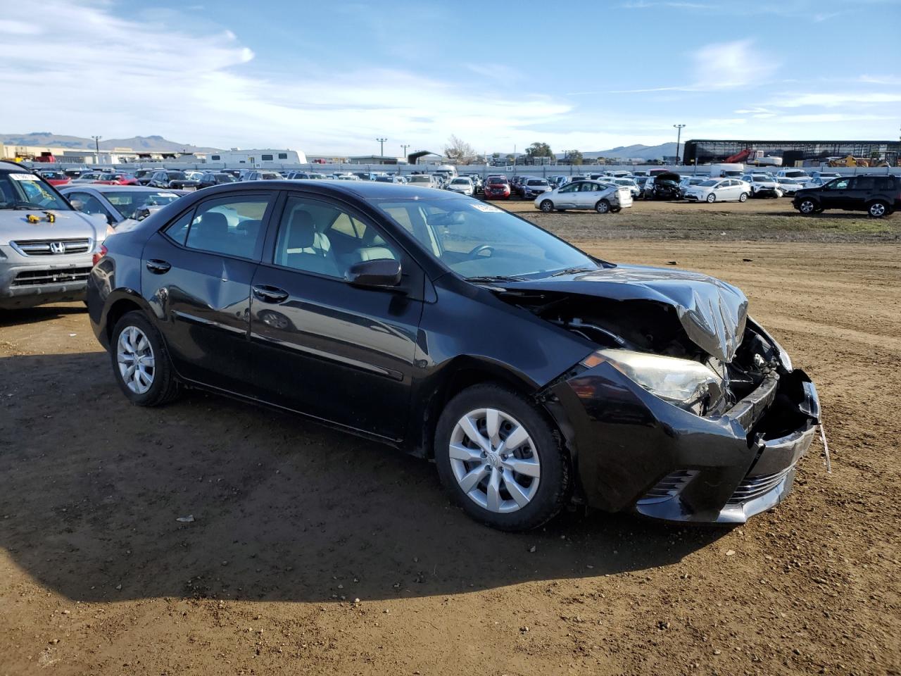 VIN 2T1BURHEXFC266593 2015 TOYOTA COROLLA no.4