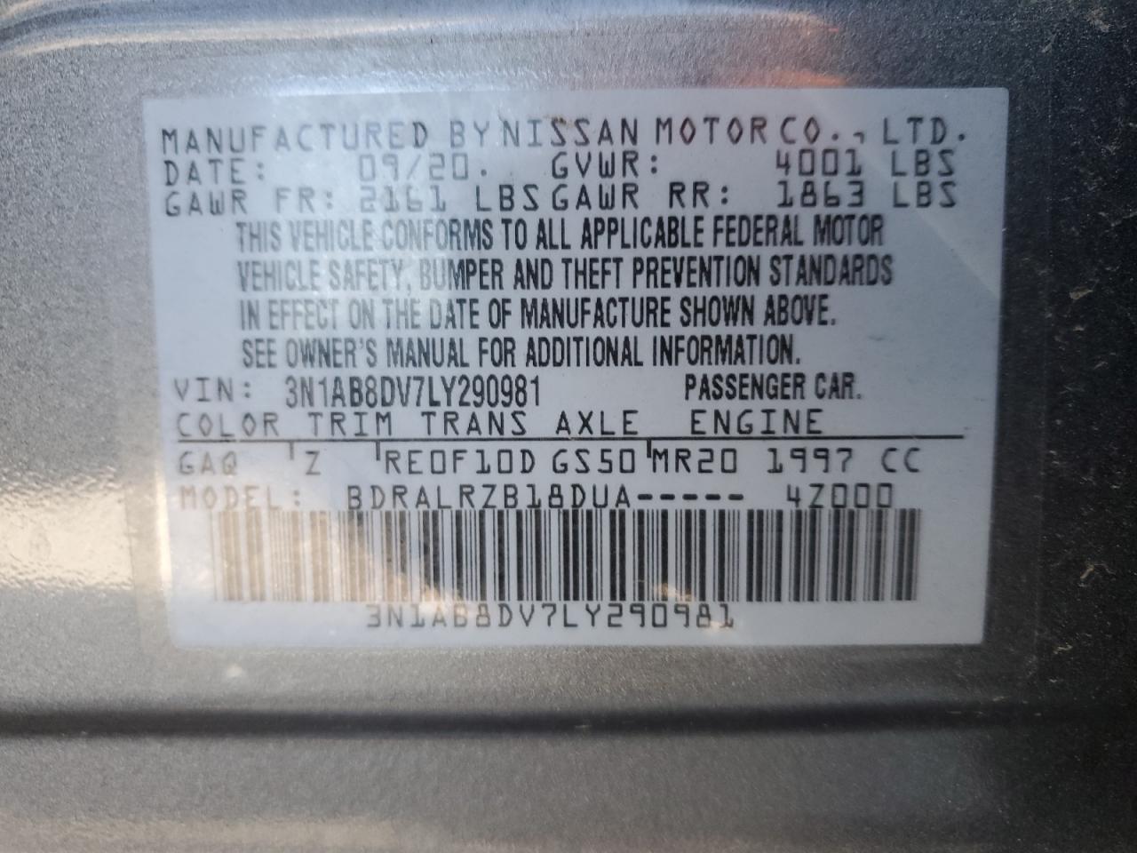 2020 Nissan Sentra - Image 15