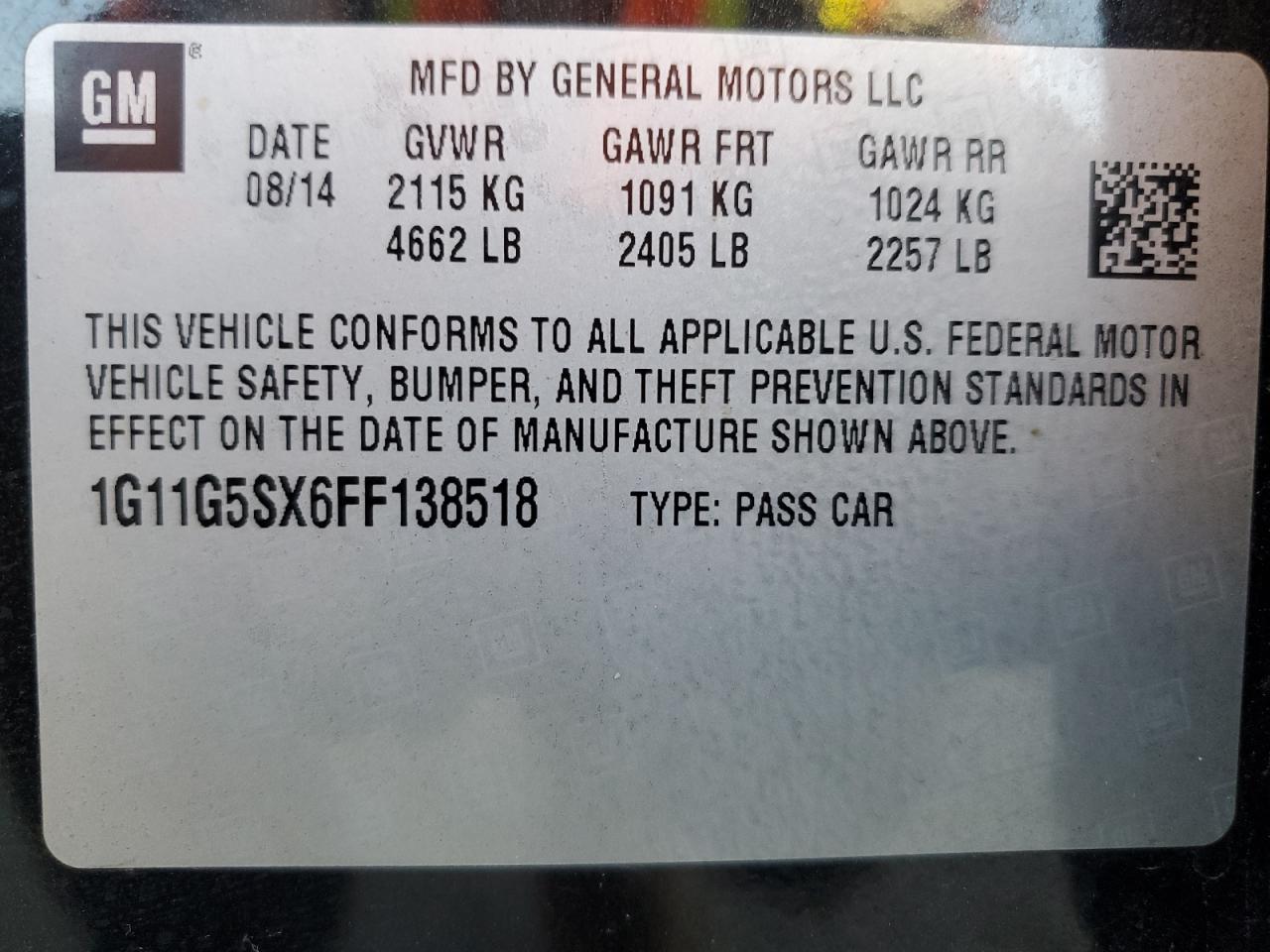2015 Chevrolet Malibu - Image 13