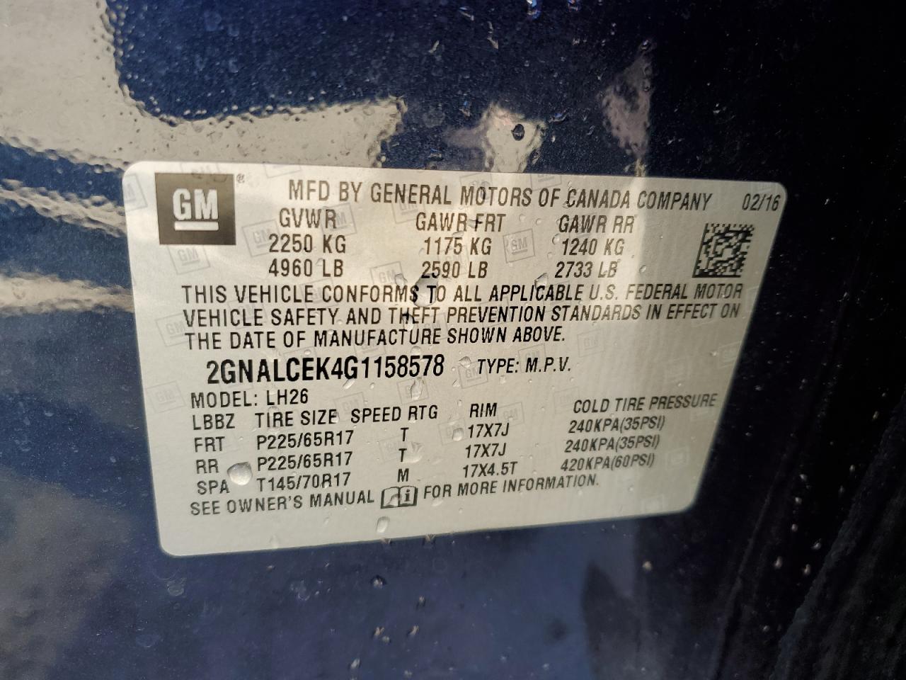 2016 Chevrolet Equinox - Image 13