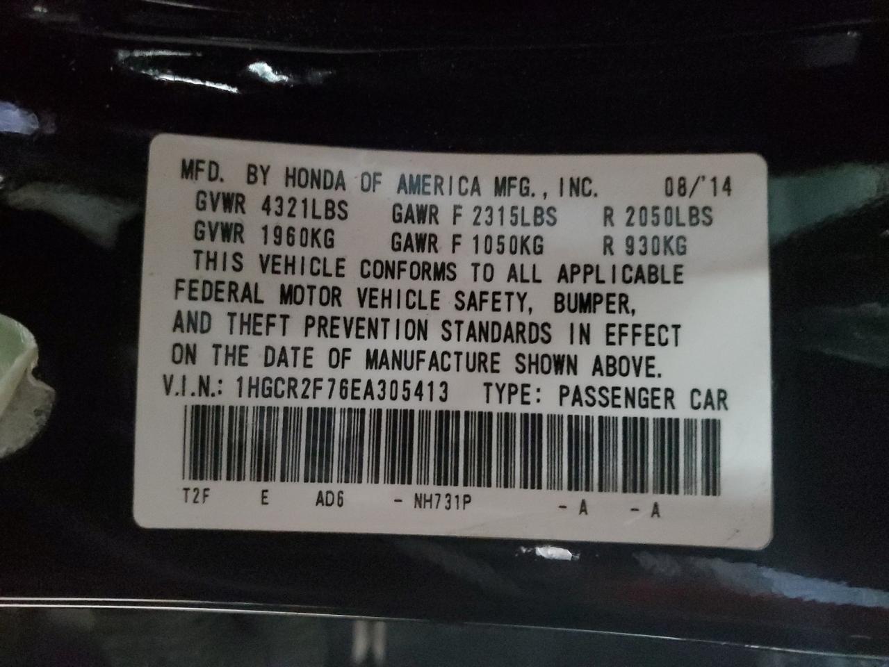 2014 Honda Accord - Image 12