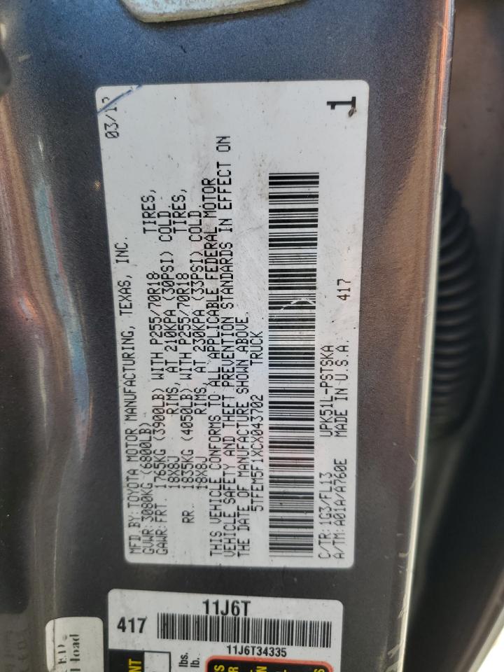 2012 Toyota Tundra - Image 13
