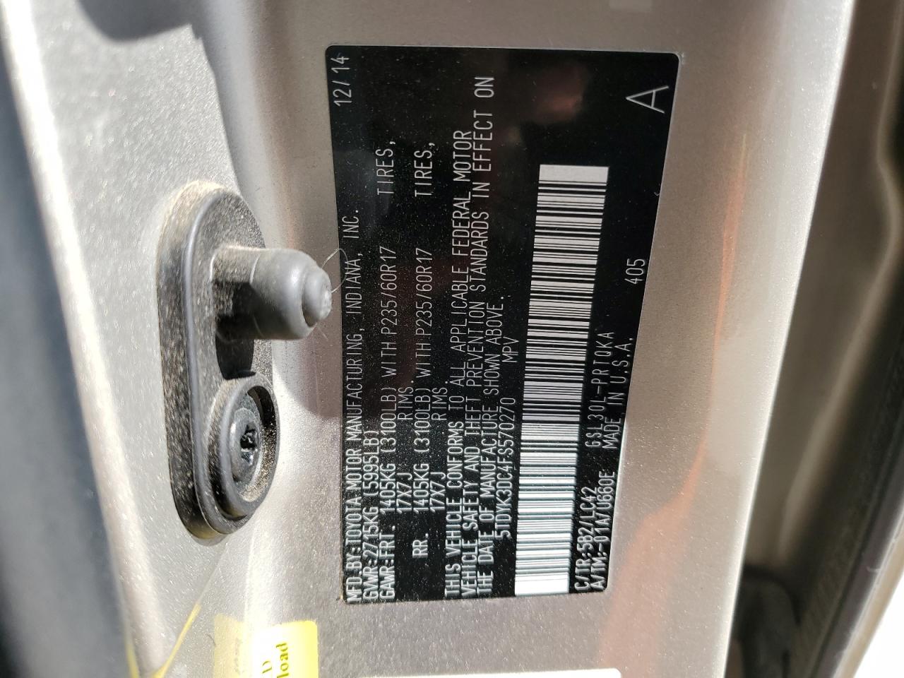 2015 Toyota Sienna - Image 13