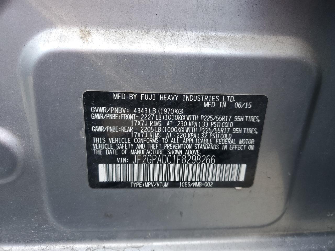 2015 Subaru XV - Image 14