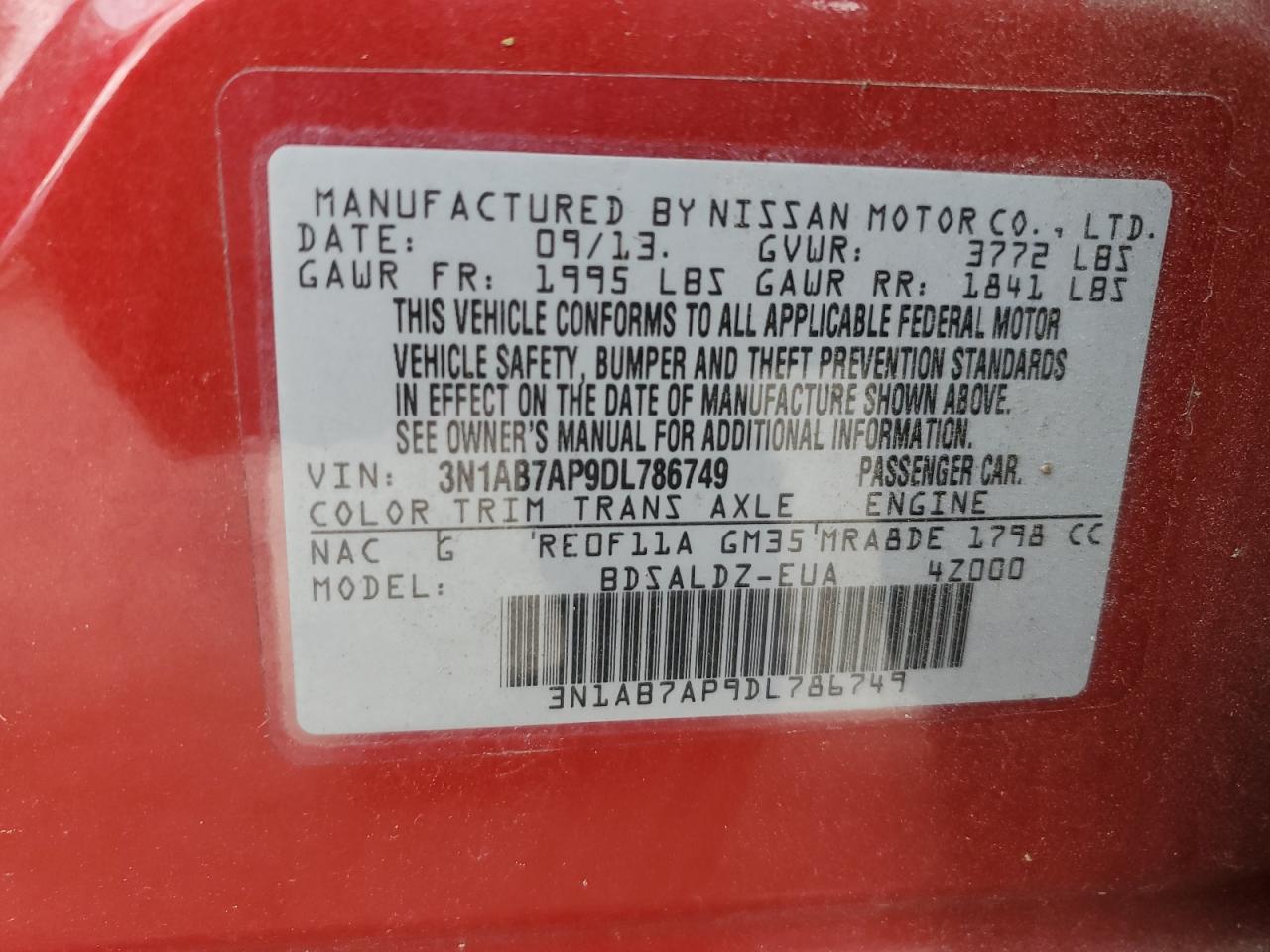 2013 Nissan Sentra - Image 12