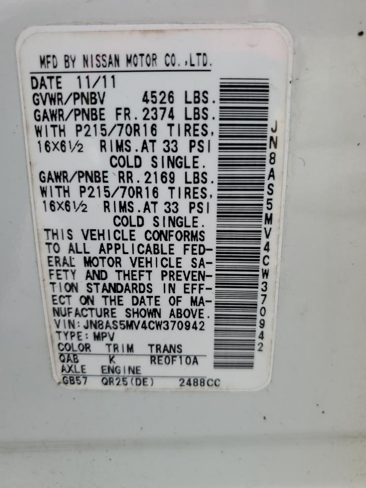 2012 Nissan Rogue - Image 14