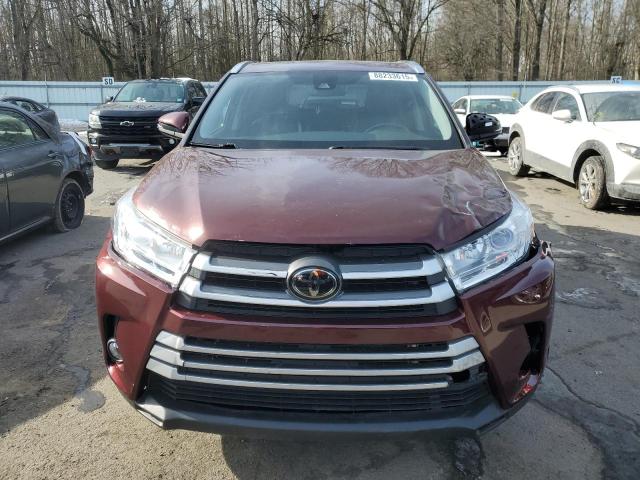  TOYOTA HIGHLANDER 2019 Бургунді