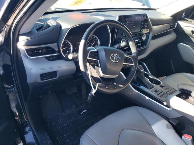  TOYOTA HIGHLANDER 2022 Czarny
