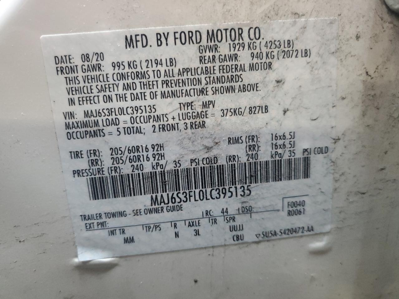 2020 Ford EcoSport - Image 13