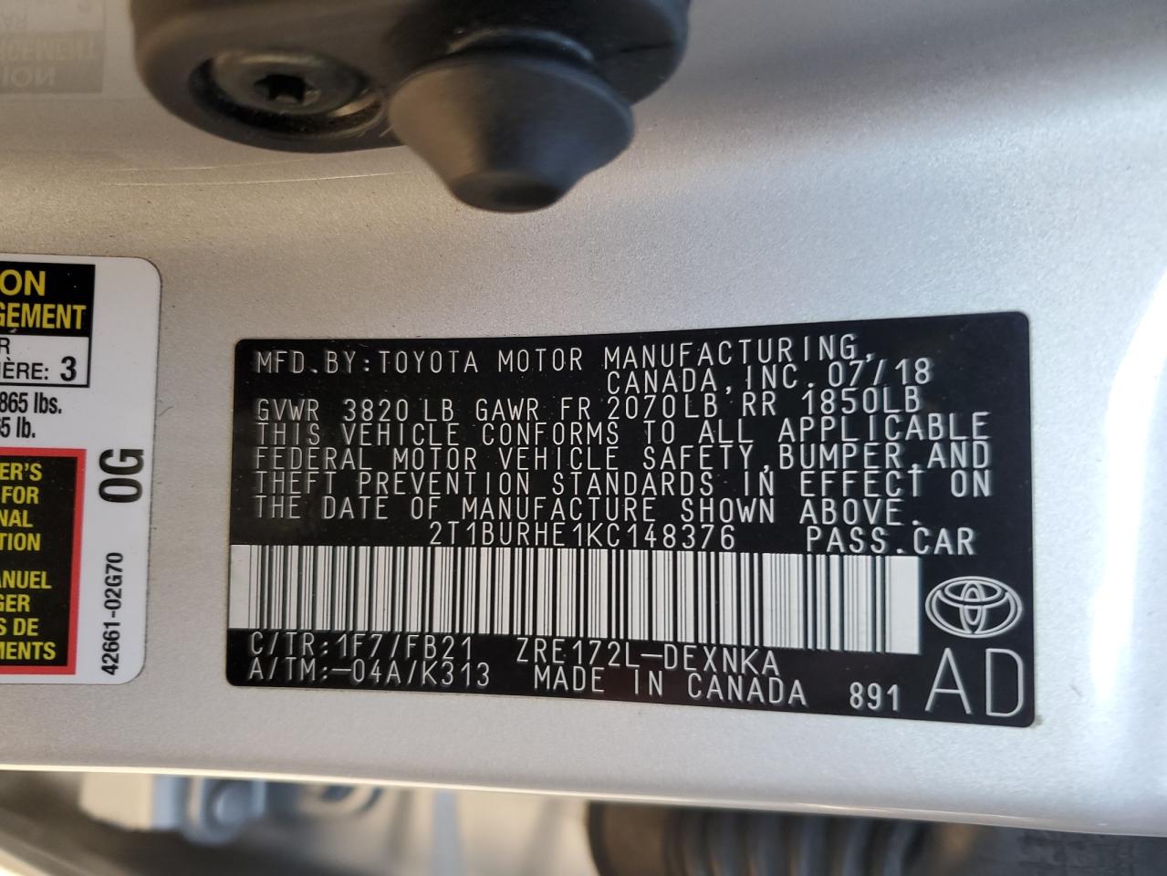 2019 Toyota Corolla - Image 12
