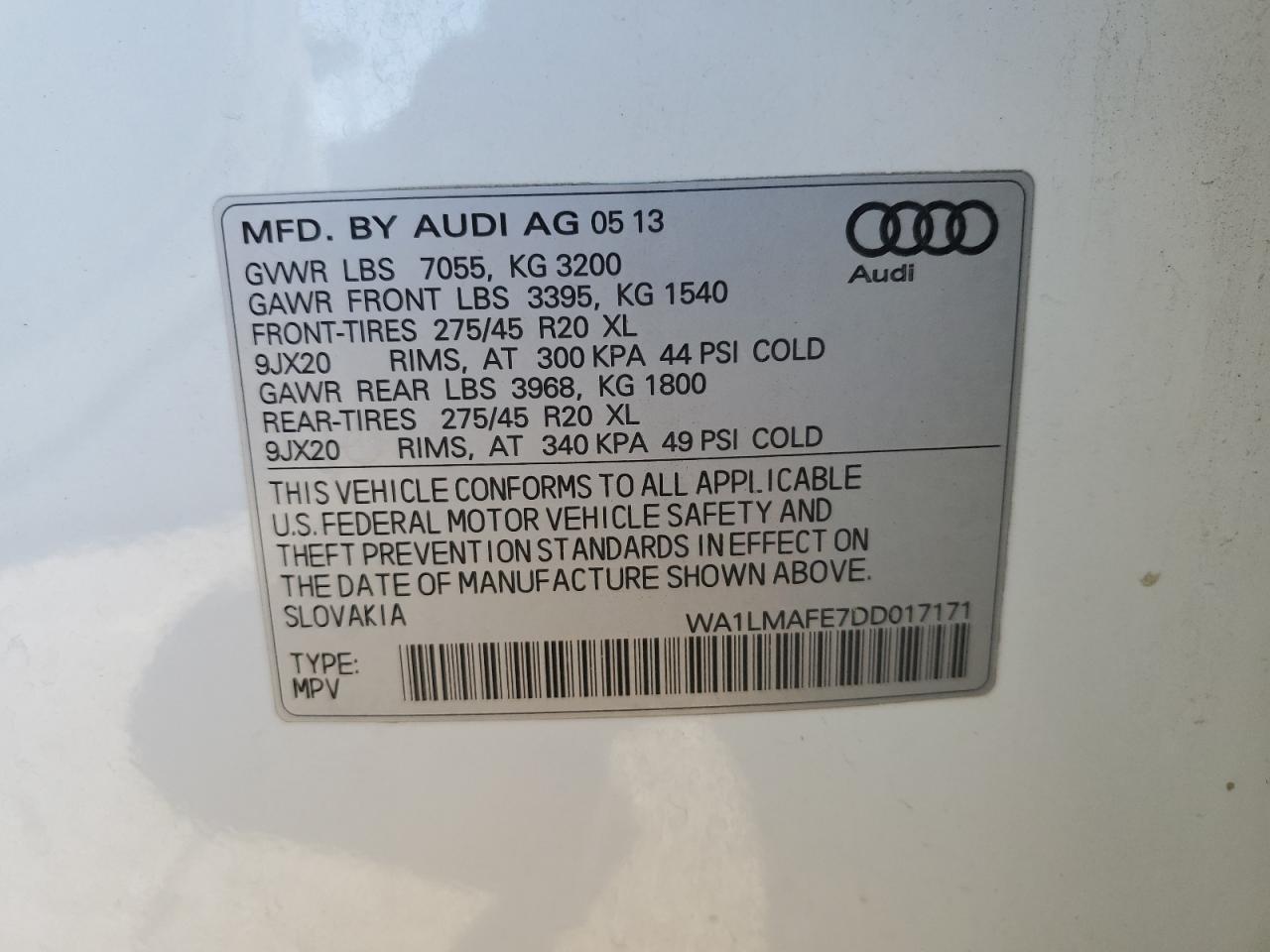 2013 Audi Q7 - Image 13