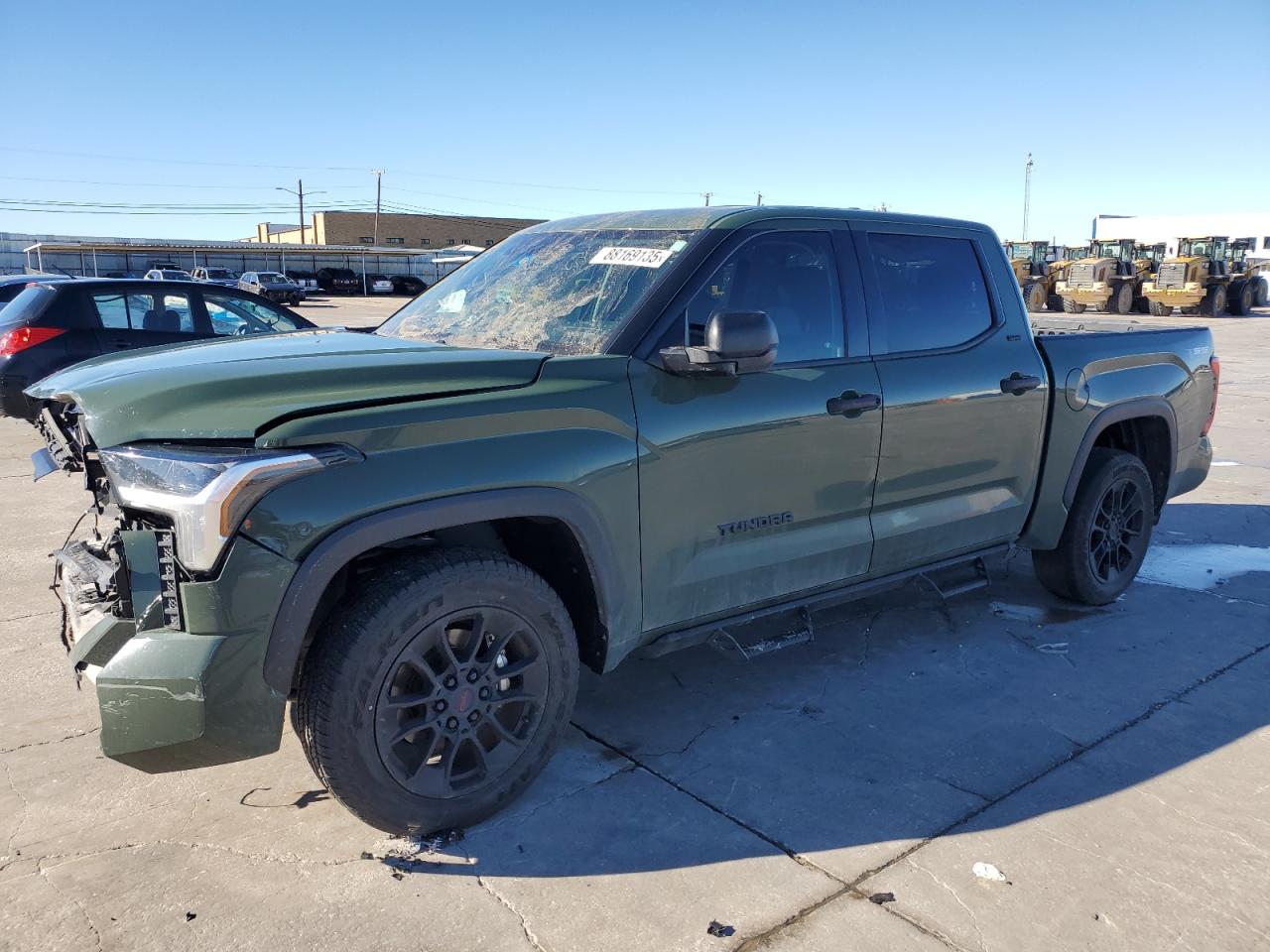 2022 Toyota Tundra Crewmax Sr продається в Grand Prairie, TX - Front End
