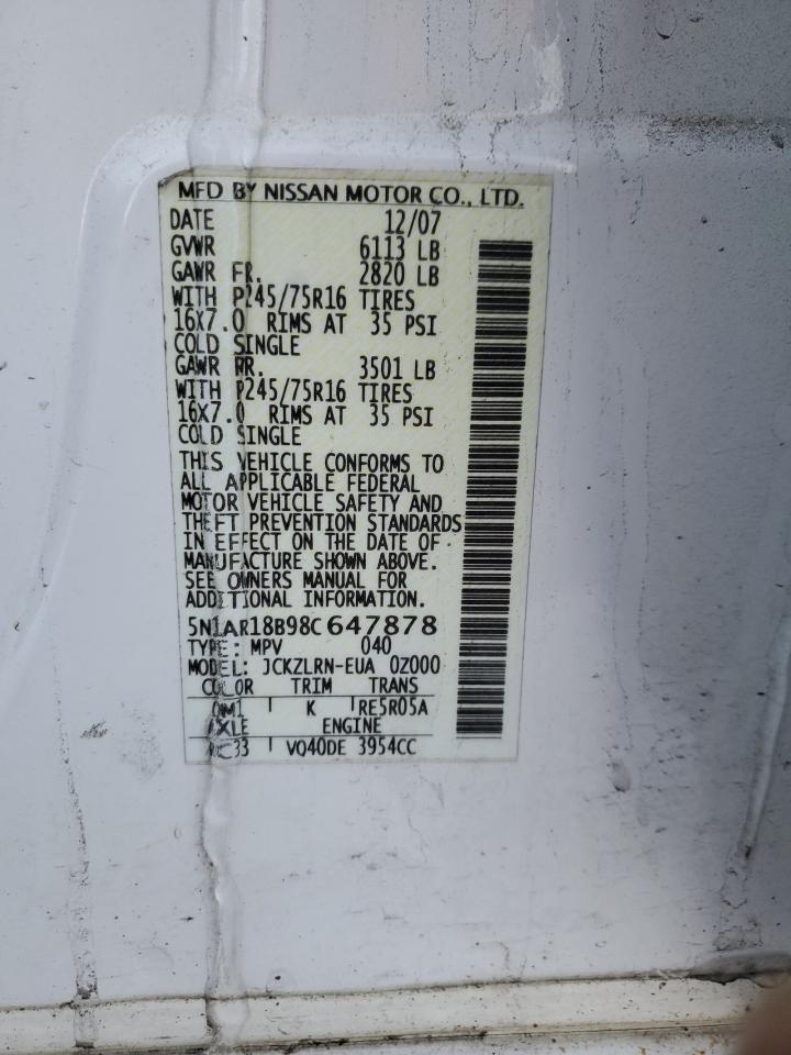 2008 Nissan Pathfinder - Image 14