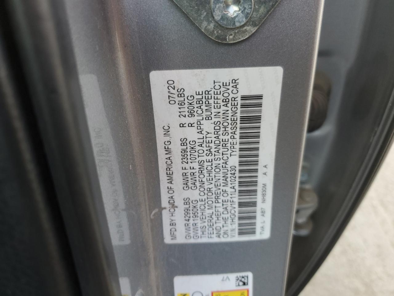 2020 Honda Accord - Image 12