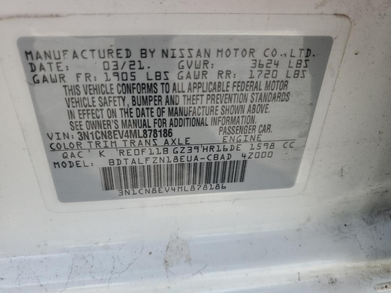2021 Nissan Versa - Image 15