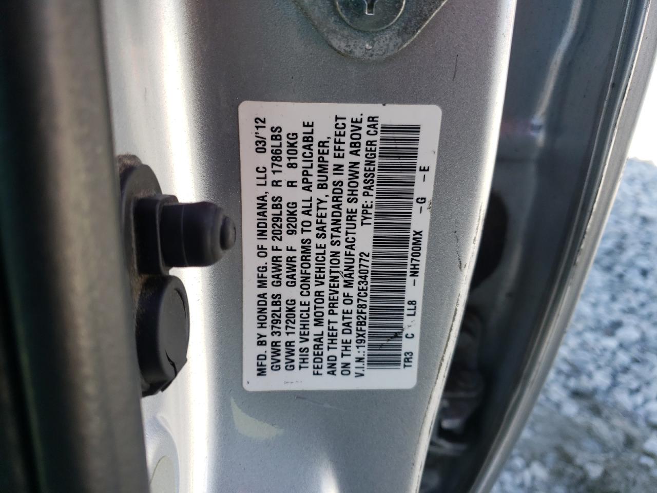 2012 Honda Civic - Image 12