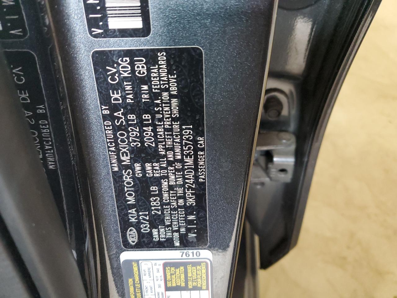2021 Kia Forte - Image 12